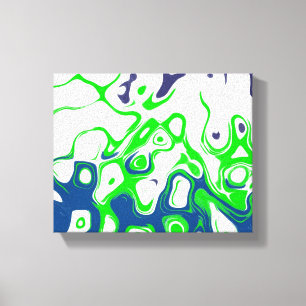Impressão Em Tela Retro 2059 — arte abstrata de design