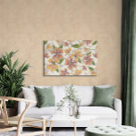 Impressão Em Tela Retro-Botânicos Tropicais<br><div class="desc">Adicione algumas vibrações da casa de praia ao seu espaço com este lindo design floral floral. Grandes na moda e flores brancas em belos tons quentes trazem sol para qualquer sala. Cores de londrinos amarelo-dourado,  laranja,  coral,  verde,  castanho e cor-de-rosa dos retrorreflectores tropicais Impressão.</div>