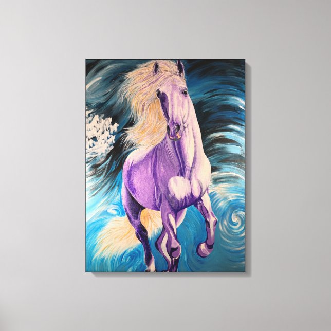 Impressão Em Tela Revelação do Cavalo Branco de Jesus 19:11 (Frente)