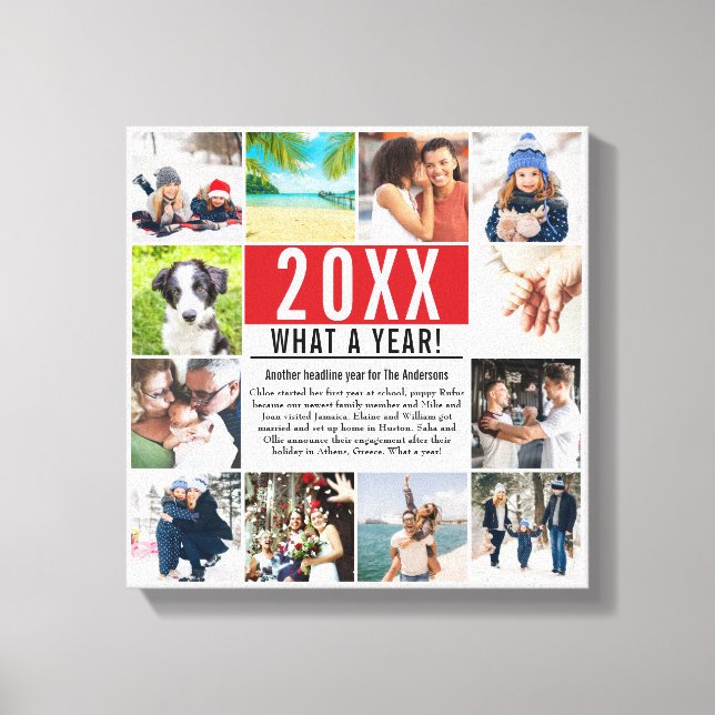 Impressão Em Tela Revisão do Ano Modern Family em 12 Fotos (Frente)