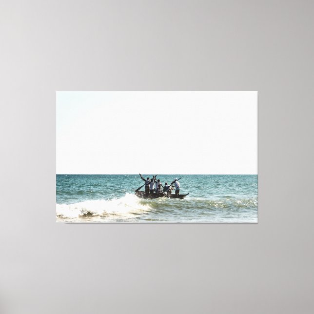 Impressão Em Tela Rhythmic Tides: The Rowing Crew (Frente)
