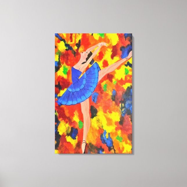 Impressão Em Tela Rhythms of Fire (Frente)