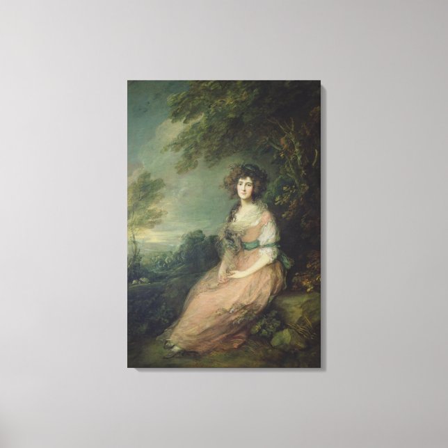 Impressão Em Tela Richard Brinsley Sheridan, c.1785-87 (Frente)