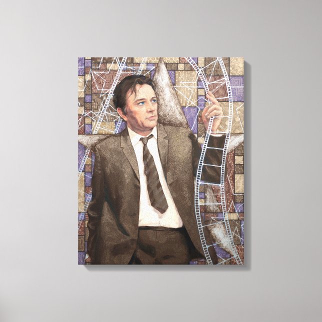Impressão Em Tela Richard Burton Retrait Painting Old Hollywood (Frente)