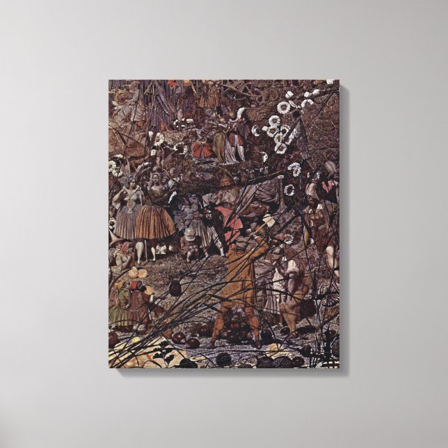 Impressão Em Tela Richard Dadd - The Fairy Feller Stroke (Frente)