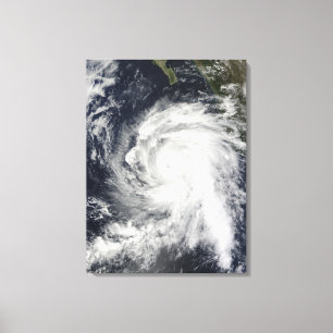 Impressão Em Tela Rick do furacão a sudoeste de Baja California