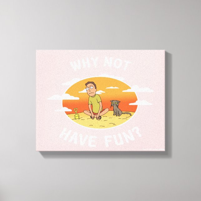 Impressão Em Tela RICK E MORTY™ | Por que não se divertir? (Frente)