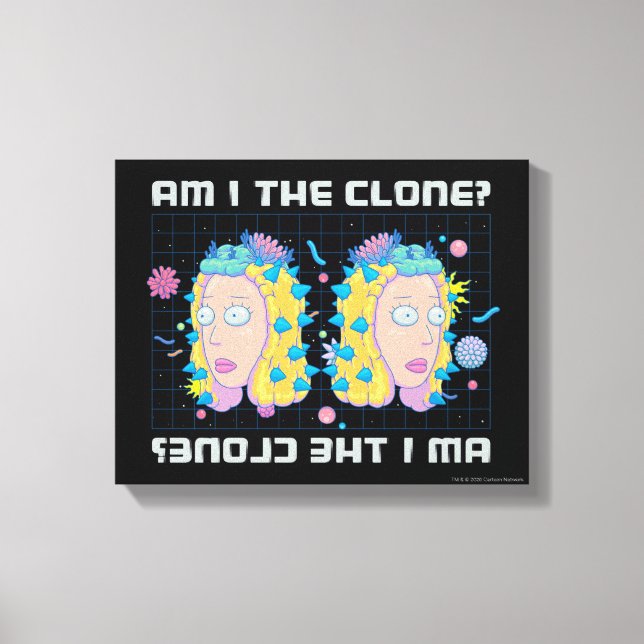 Impressão Em Tela RICK E MORTY™ | Sou O Clone? (Frente)