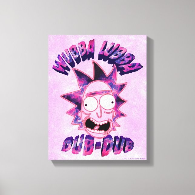 Impressão Em Tela RICK E MORTY™ | Wubba Lubba Dub-Dub (Frente)