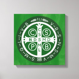 Impressão Em Tela Rico Benedictine Cross N.o 4 Verde