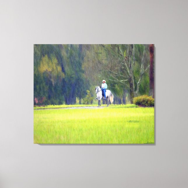 Impressão Em Tela Ridin' in the Rain (Frente)