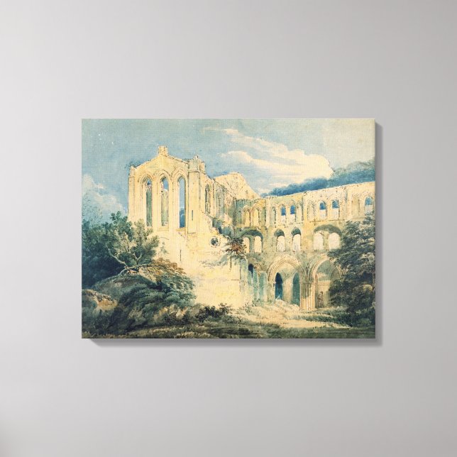 Impressão Em Tela Rievaulx Abbey, Yorkshire, 1798 (c/c) (Frente)