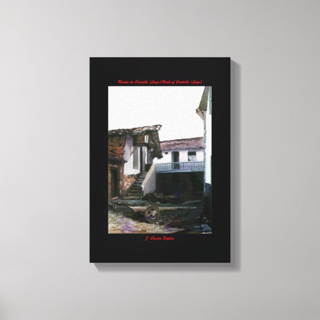 Impressão Em Tela Rincón de Centulle (Lugo)/Nook of Centulle (Lugo) (Frente)