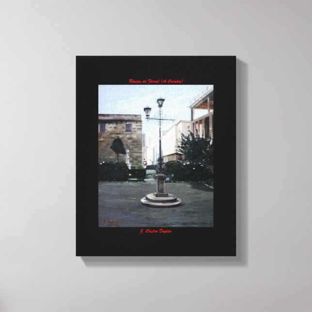 Impressão Em Tela Rincón de Ferrol (A Coruña) (Frente)