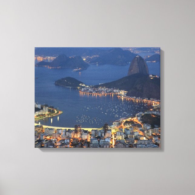 Impressão Em Tela Rio de Janeiro, Brasil (Frente)