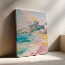 Rio de Janeiro Brasil Pintura Tela