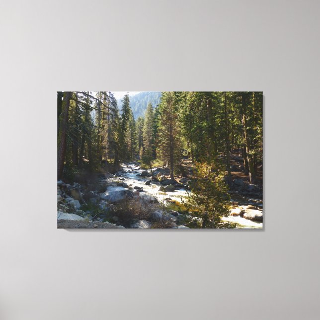 Impressão Em Tela Rio Kaweah no Parque Nacional de Sequoia (Frente)