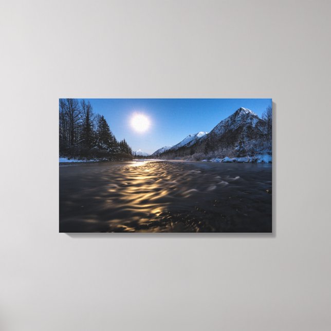 Impressão Em Tela Rio Moon (Frente)