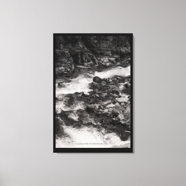 Impressão Em Tela Rio Ohanapecoshs, WA (Frente)