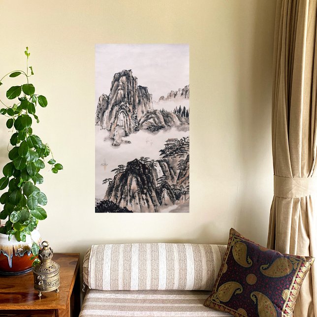 Impressão Em Tela Rio Yangtze no outono (Criador carregado)