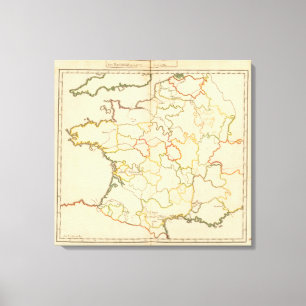 Impressão Em Tela Rios franceses pequenos