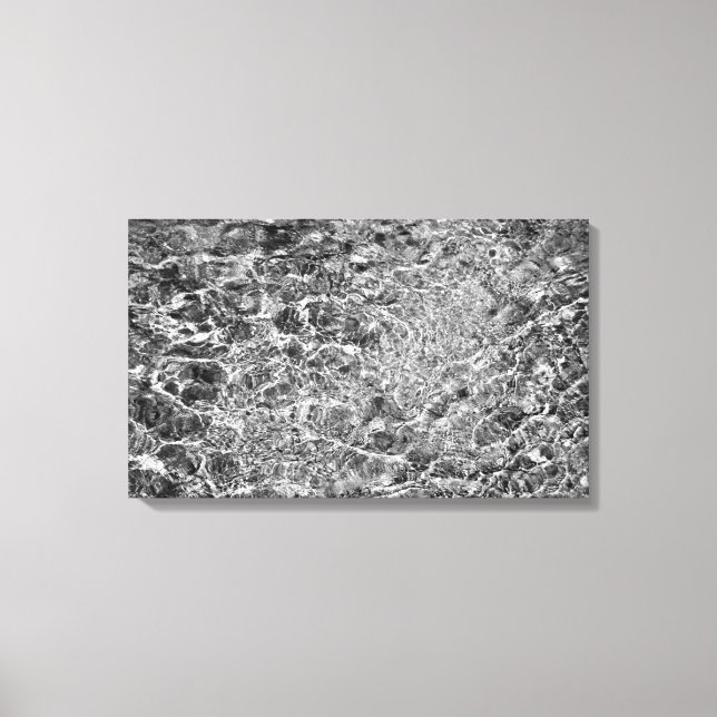 Impressão Em Tela Ripais de Água do Rio (Frente)