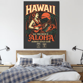 Impressão Em Tela "Rising ALOHA" Debut Album