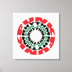 Impressão Em Tela Ritmo Funk Funk Rhythm