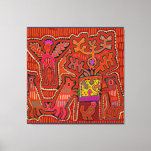 Impressão Em Tela Ritual de Xamã do Peyote Kuna - SCOTUS Corta meus 