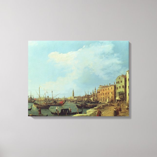 Impressão Em Tela Riva Degli Schiavoni, 1724-30 (Frente)