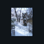 Impressão Em Tela Riverside Park NYC Snow Winter Tree New York Foto<br><div class="desc">A canvas estendida apresenta uma cena de neve em Nova Iorque Riverside Park.</div>