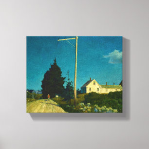 Impressão Em Tela Road to the Jones House by Newell Convers Wyeth