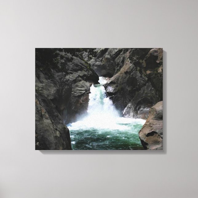 Impressão Em Tela Roaring River Falls, King's Canyon, CA (Frente)