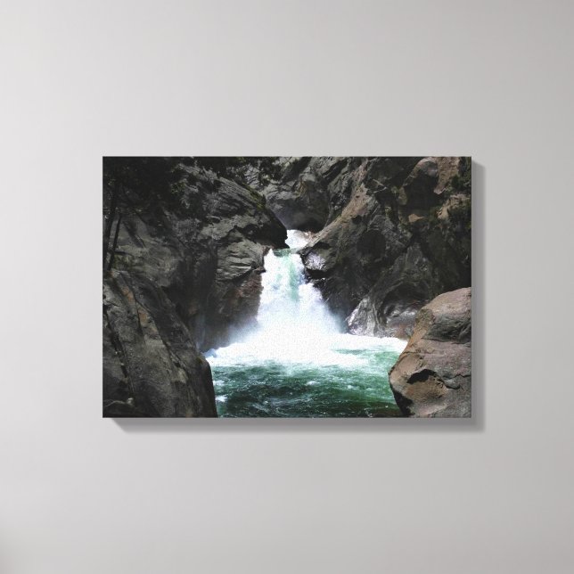 Impressão Em Tela Roaring River Falls, King's Canyon, CA (Frente)
