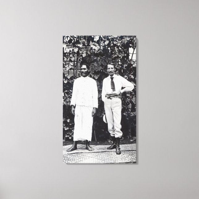 Impressão Em Tela Robert Louis Stevenson e seu amigo (Frente)