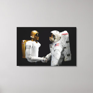 Impressão Em Tela Robonaut 2, uns dexterous, hel 2 do astronauta do