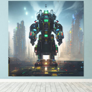 Impressão em tela Robot 4