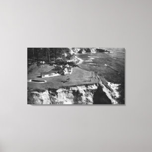 Impressão Em Tela Rocha ocidental da lontra do solar da costa da