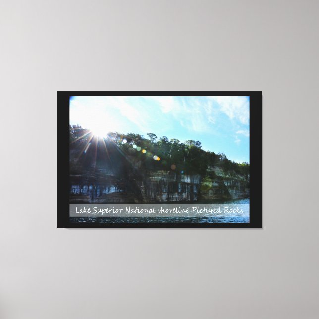 Impressão Em Tela Rochas/Canvas Picadas (Frente)