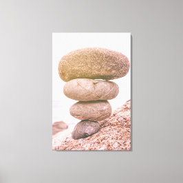 Impressão Em Tela Rochas Empilhadas