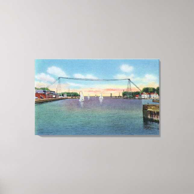 Impressão Em Tela Rochester Port e NY Naval Militia (Frente)