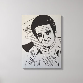 Impressão Em Tela Rock Star Hand Painted by Mark ELsen