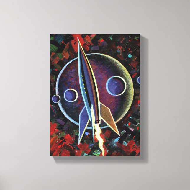 Impressão Em Tela Rocket nº 54 (Frente)