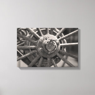 Impressão Em Tela Roda do Vagão Movido