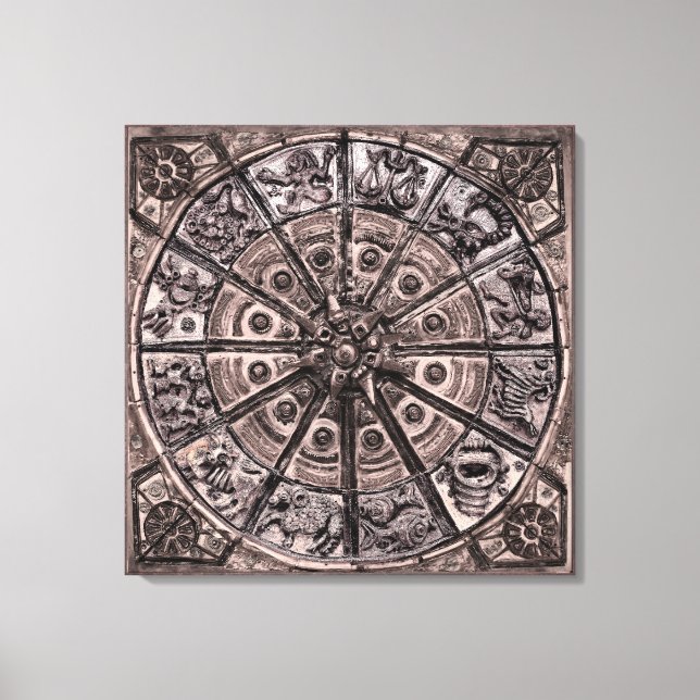 Impressão Em Tela Roda Zodiac (Frente)