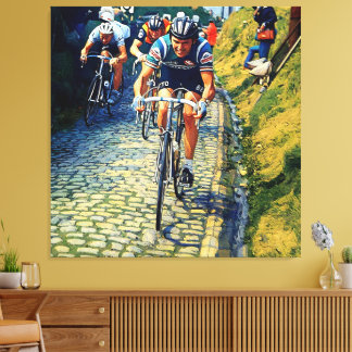 Impressão Em Tela Roger de Vlaeminck Tour de Flandres Koppenberg