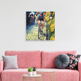 Impressão Em Tela Roger de Vlaeminck Volta à Flandres 1978