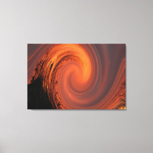 Impressão Em Tela Rolling Sunset