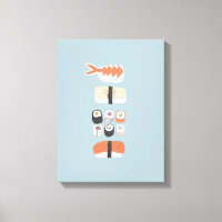 Rolo de Sushi Nigiri Maki Japonês