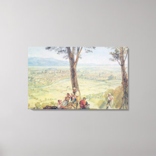 Impressão Em Tela Roma de Monte Mario, c.1818 (w/c sobre o lápis